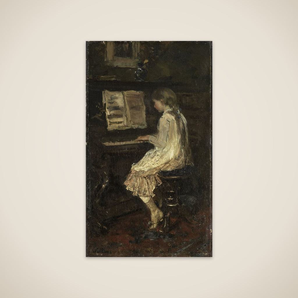 Girl at the Piano unframed print