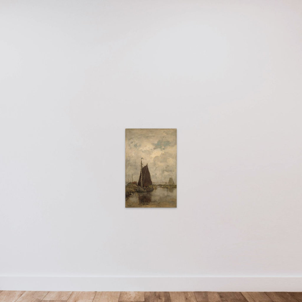 Ships in Dull Weather unframed — shown to scale