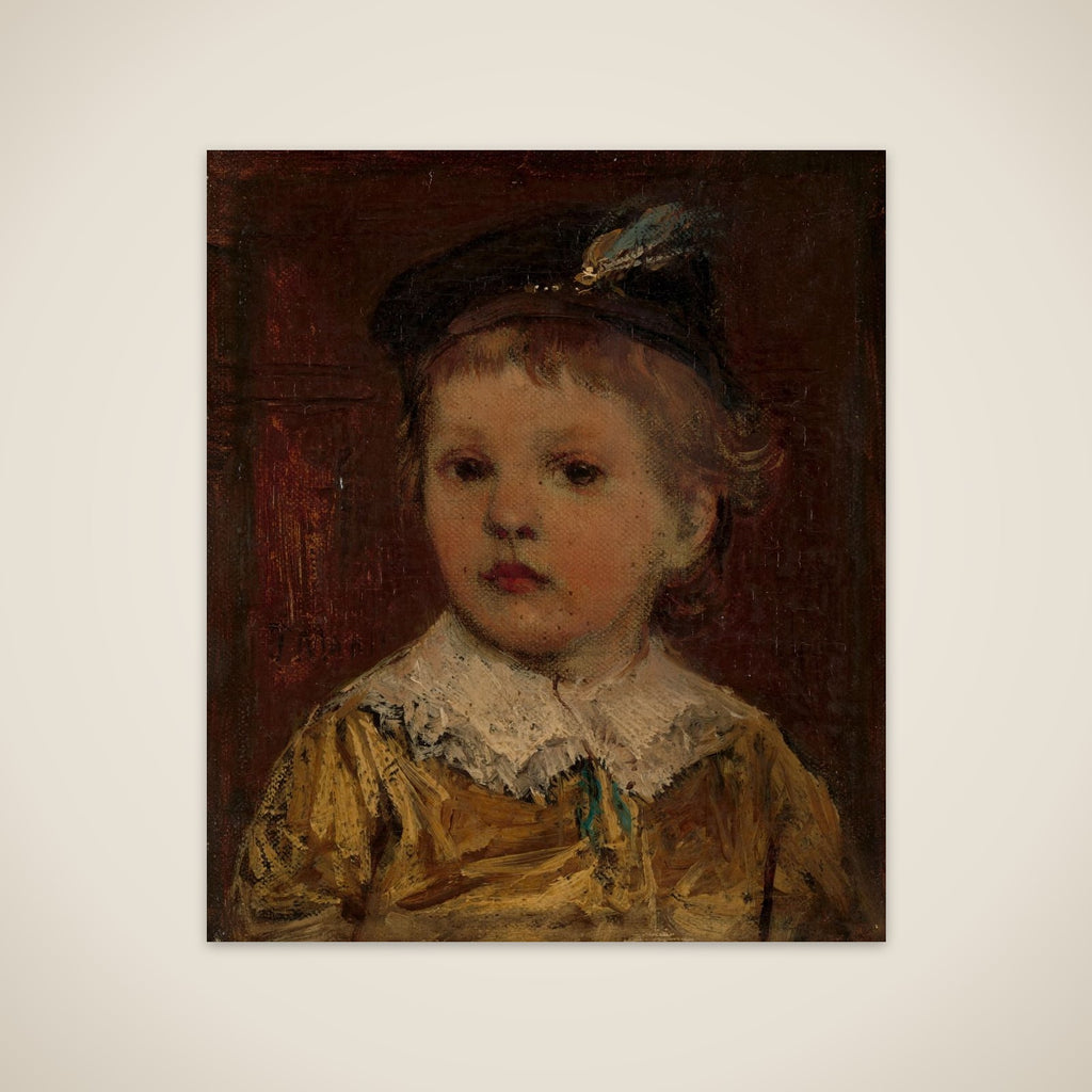 'Portret van Willem', vermoedelijk Willem Matthijs Maris Jbzn, son of Jacob Maris unframed print