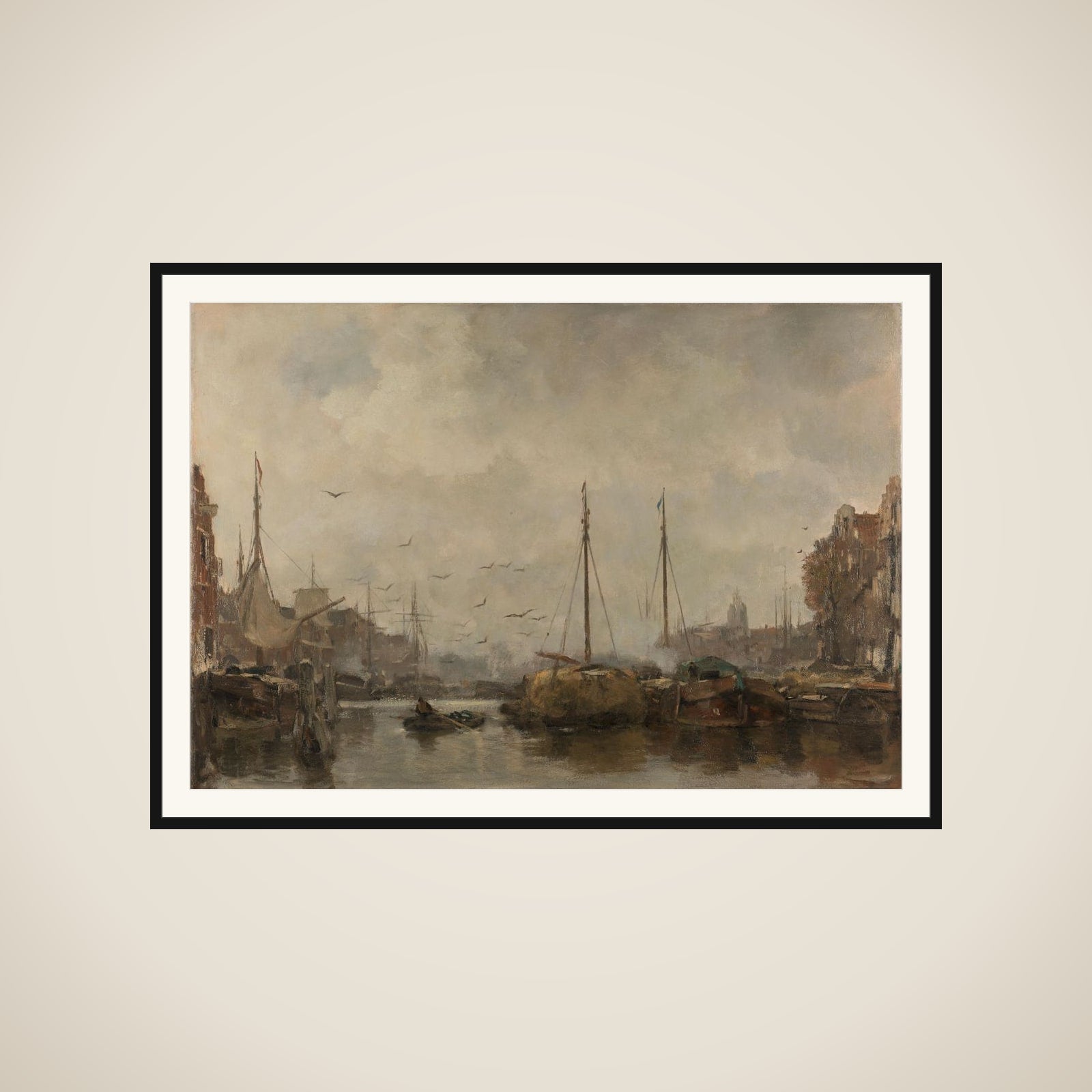 Cityscape framed