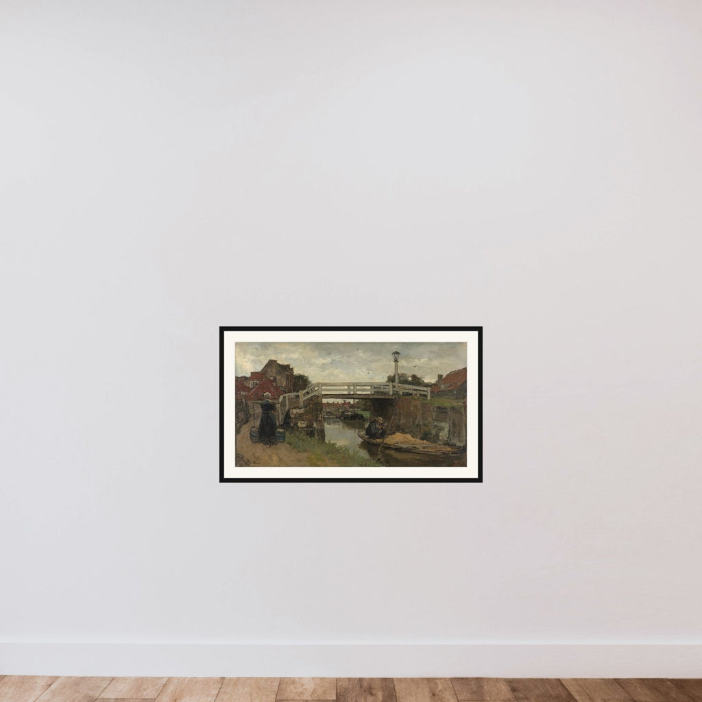 The Bridge framed — shown to scale