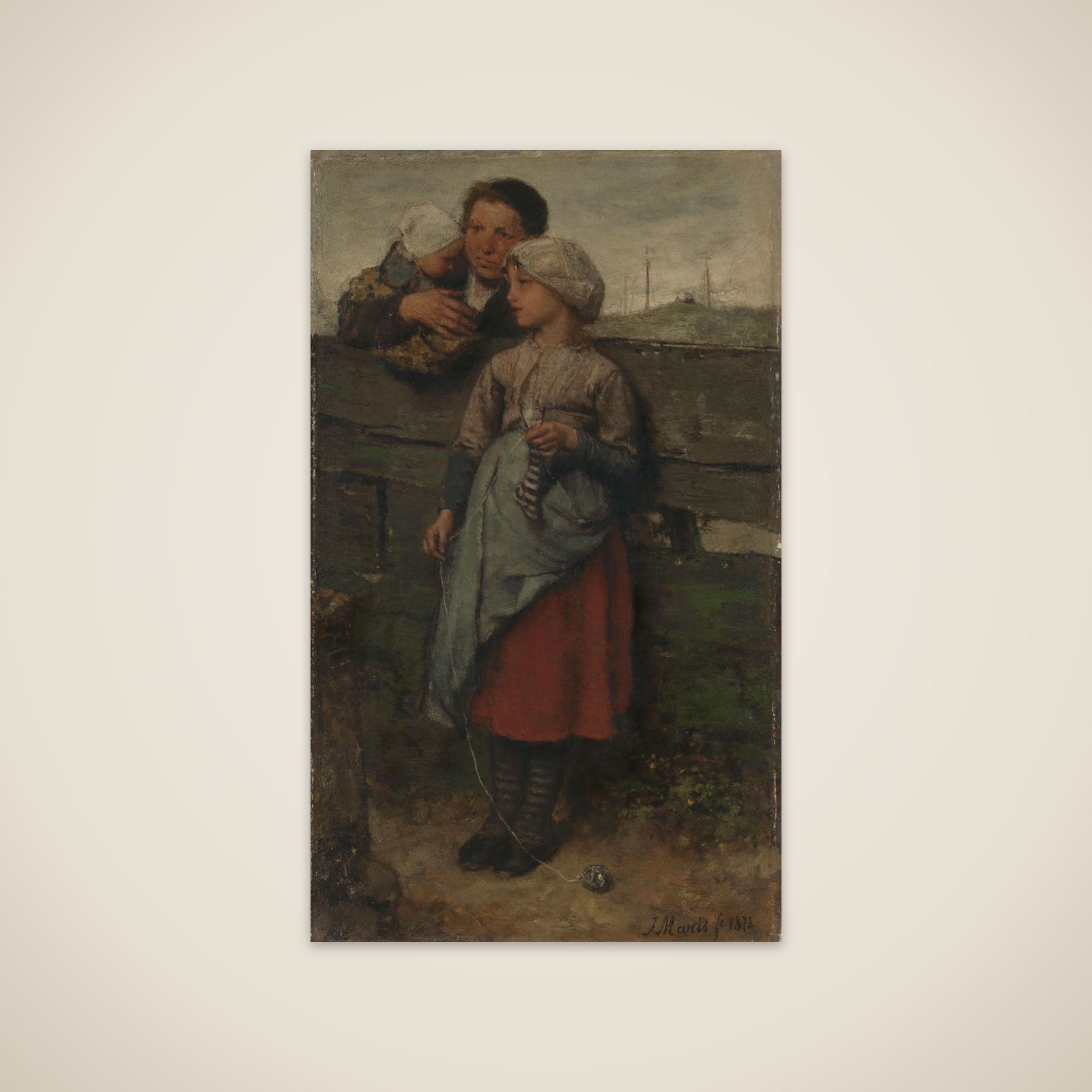 Villagers unframed print
