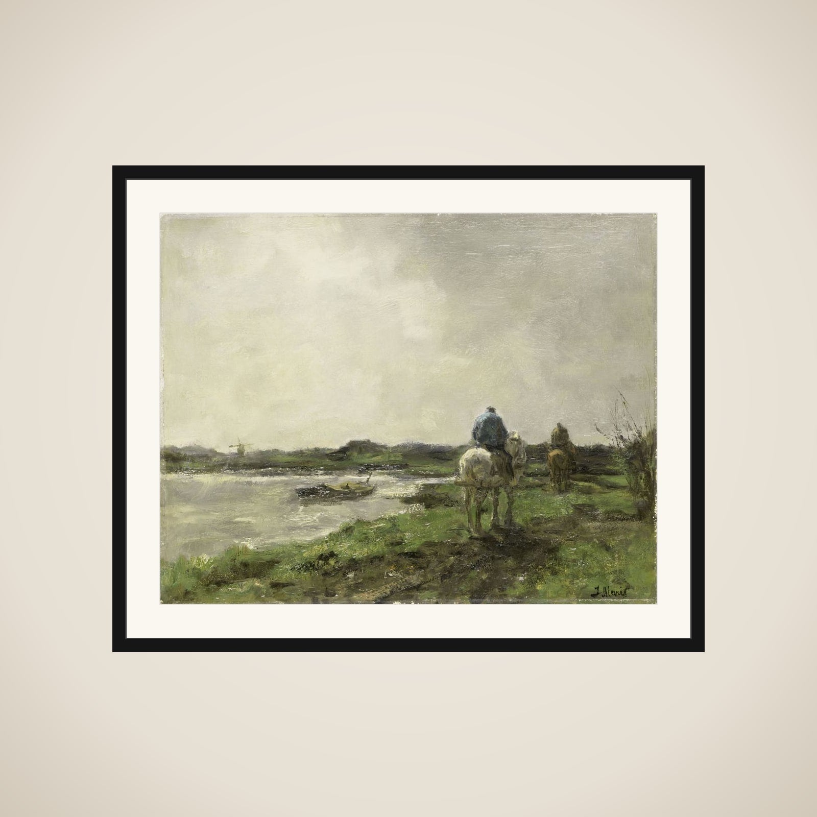 Towpath framed