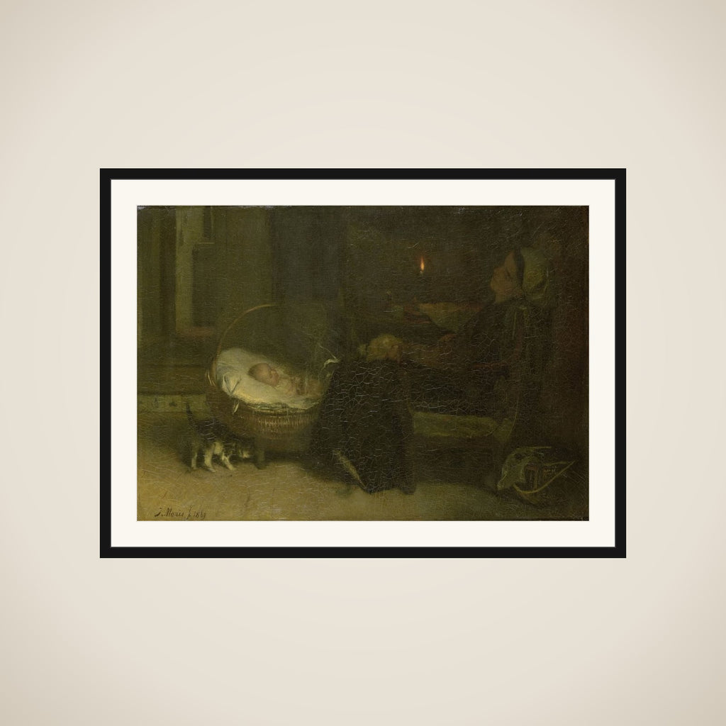 Tired Out (Mother Watched) framed