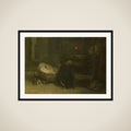 Tired Out (Mother Watched) framed