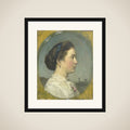 Portrait of Catharina Hendrika Horn, the Artist's Wife framed