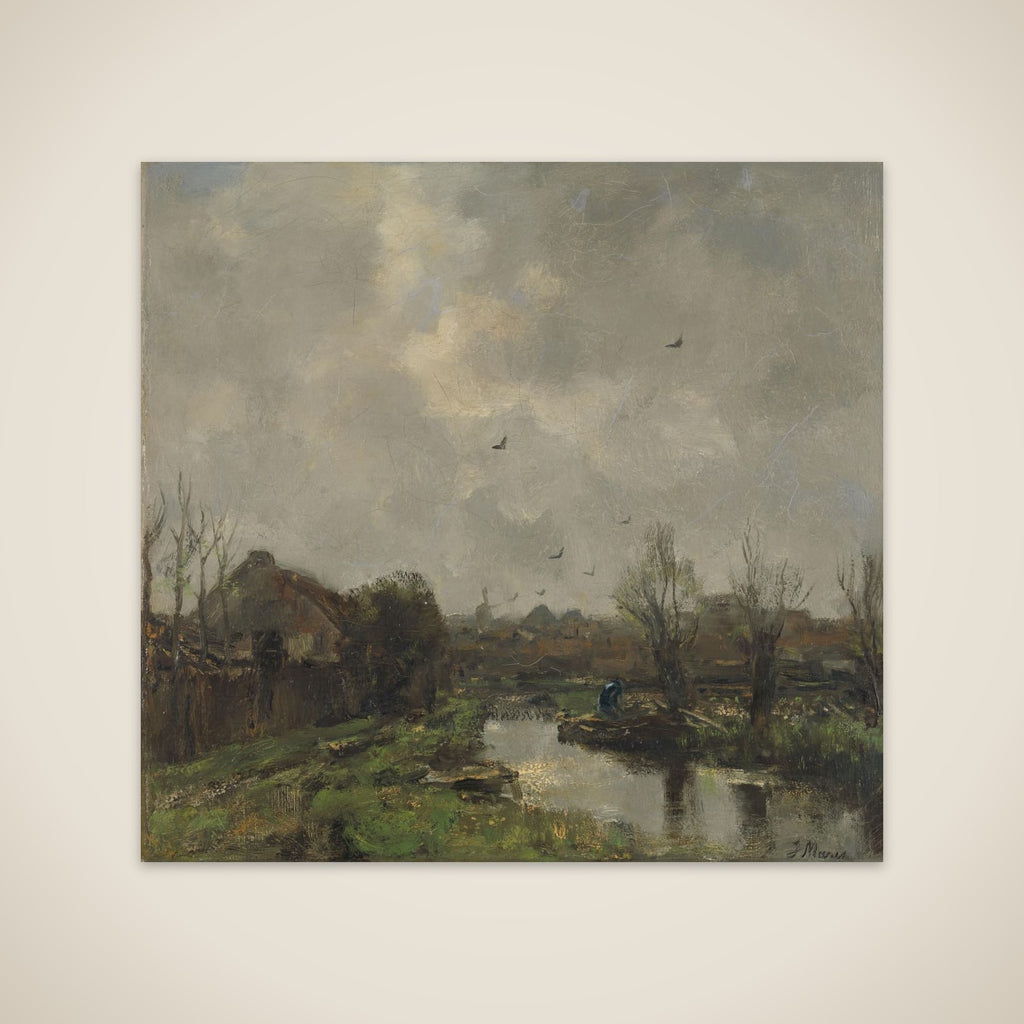 Landschap in de omgeving van the Haag unframed print