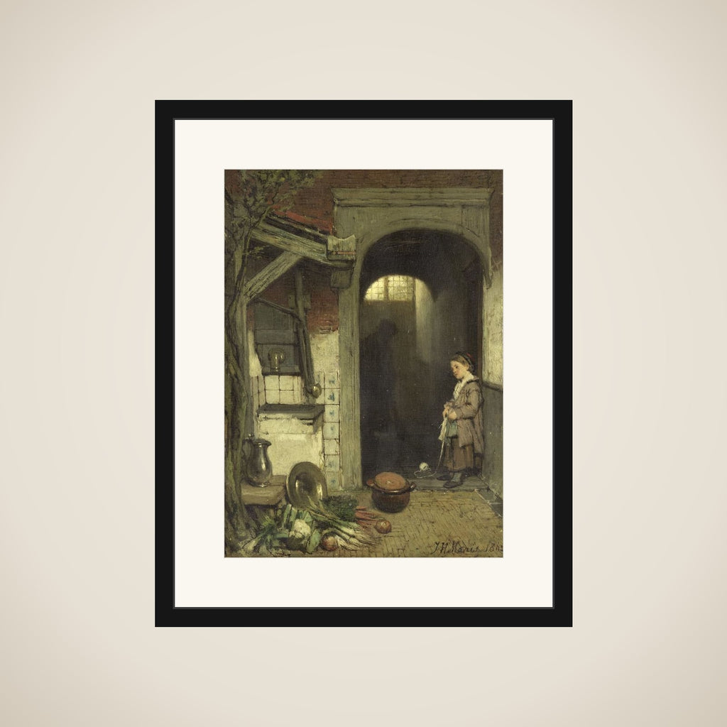 Small Courtyard framed