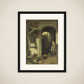 Small Courtyard framed