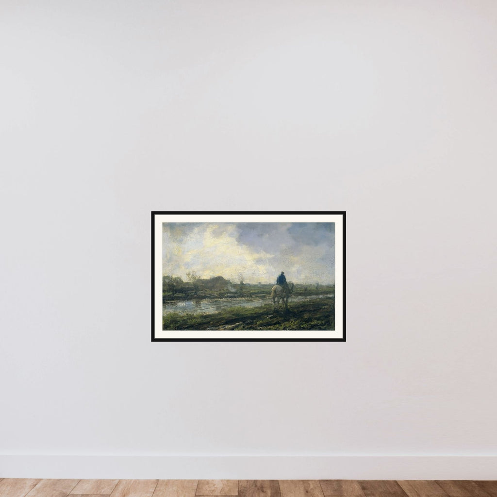 Jaagpad framed — shown to scale