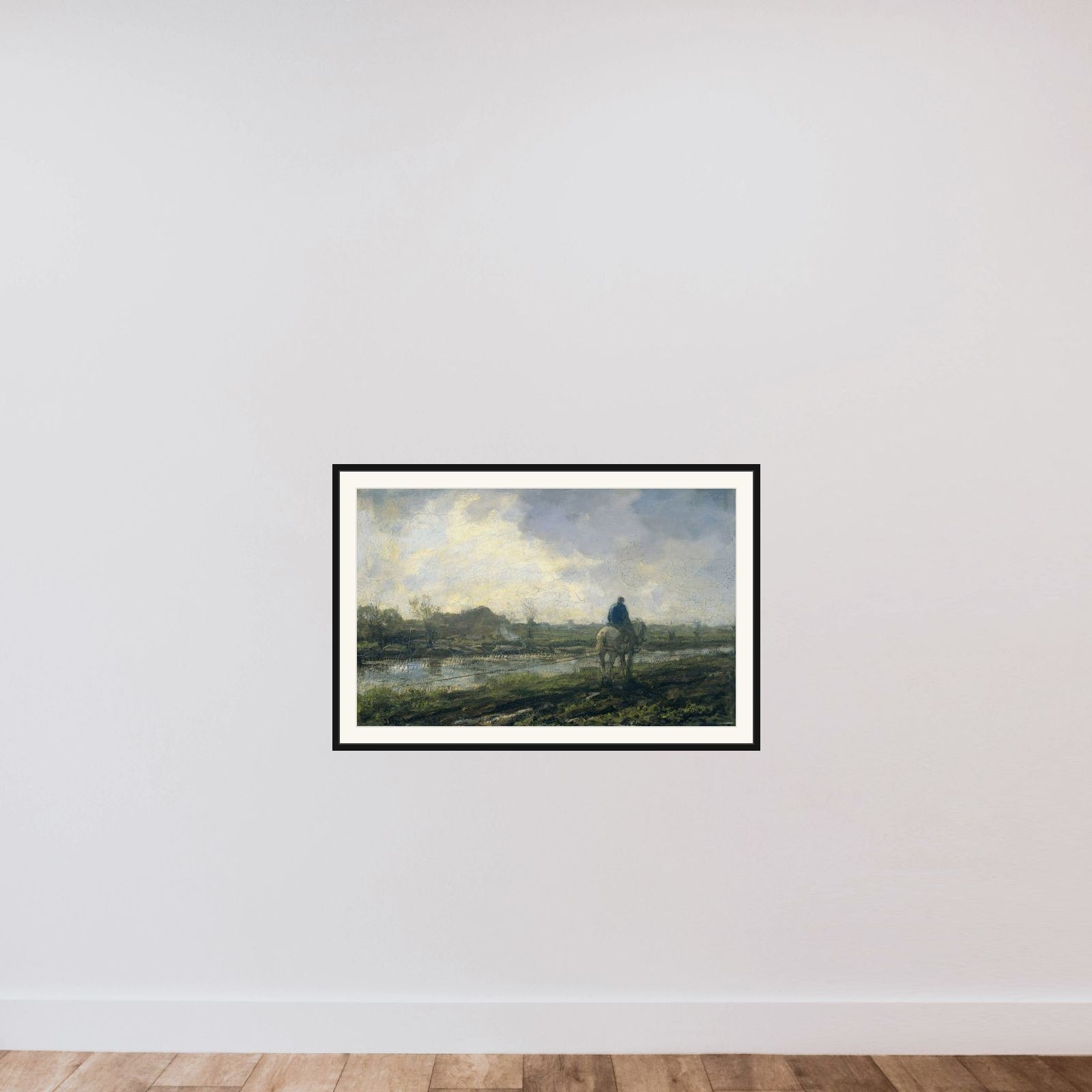 Jaagpad framed — shown to scale