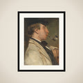 Portrait of Ludwig Casimir ('Louis') Sierig (1834-1919), Painter framed