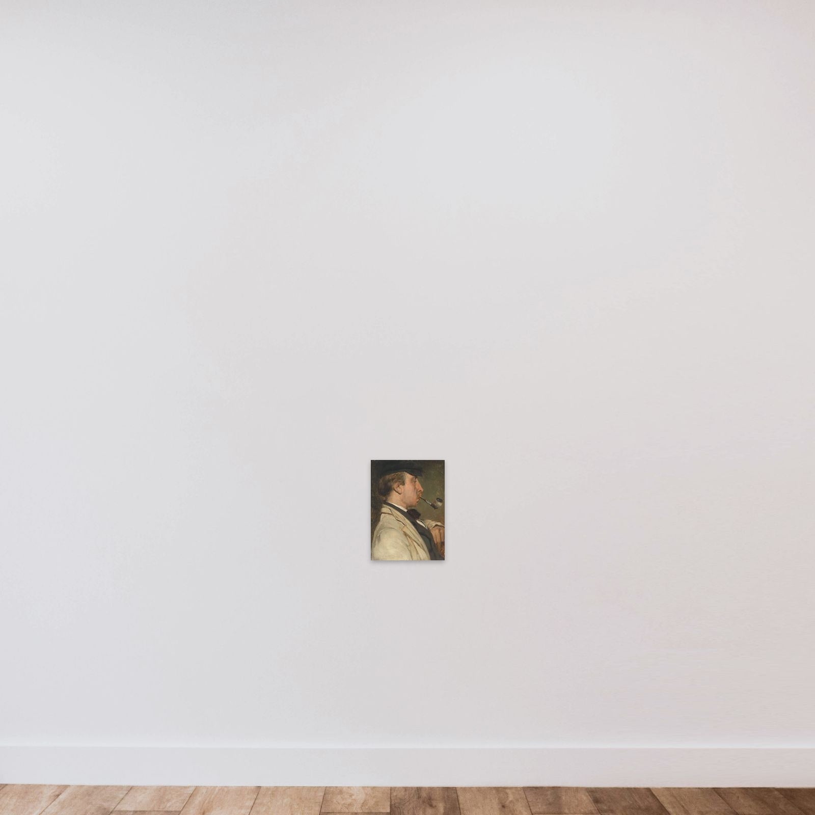 Portrait of Ludwig Casimir ('Louis') Sierig (1834-1919), Painter unframed — shown to scale