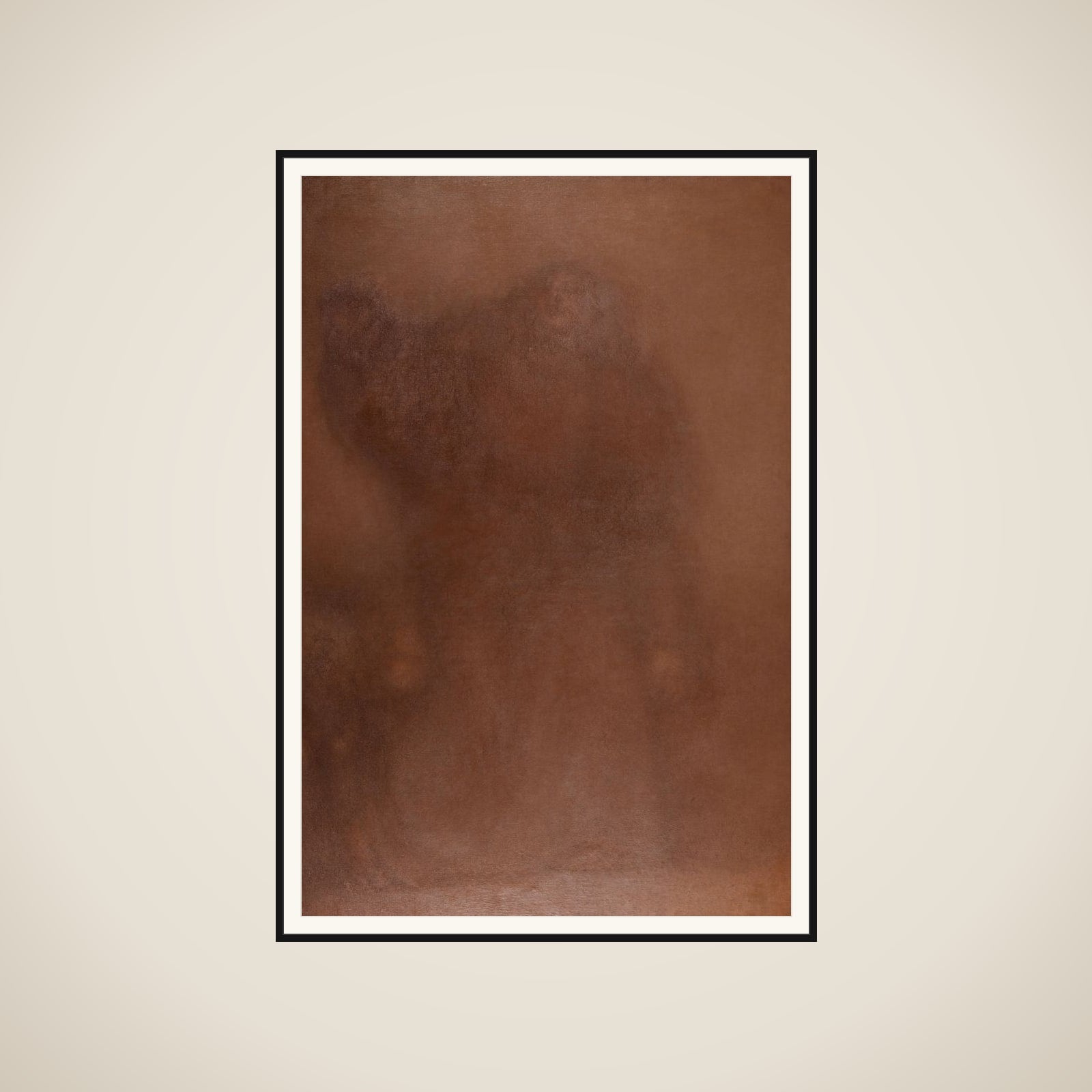 The Shepherdess, known as 'Monumental conception of humanity' framed