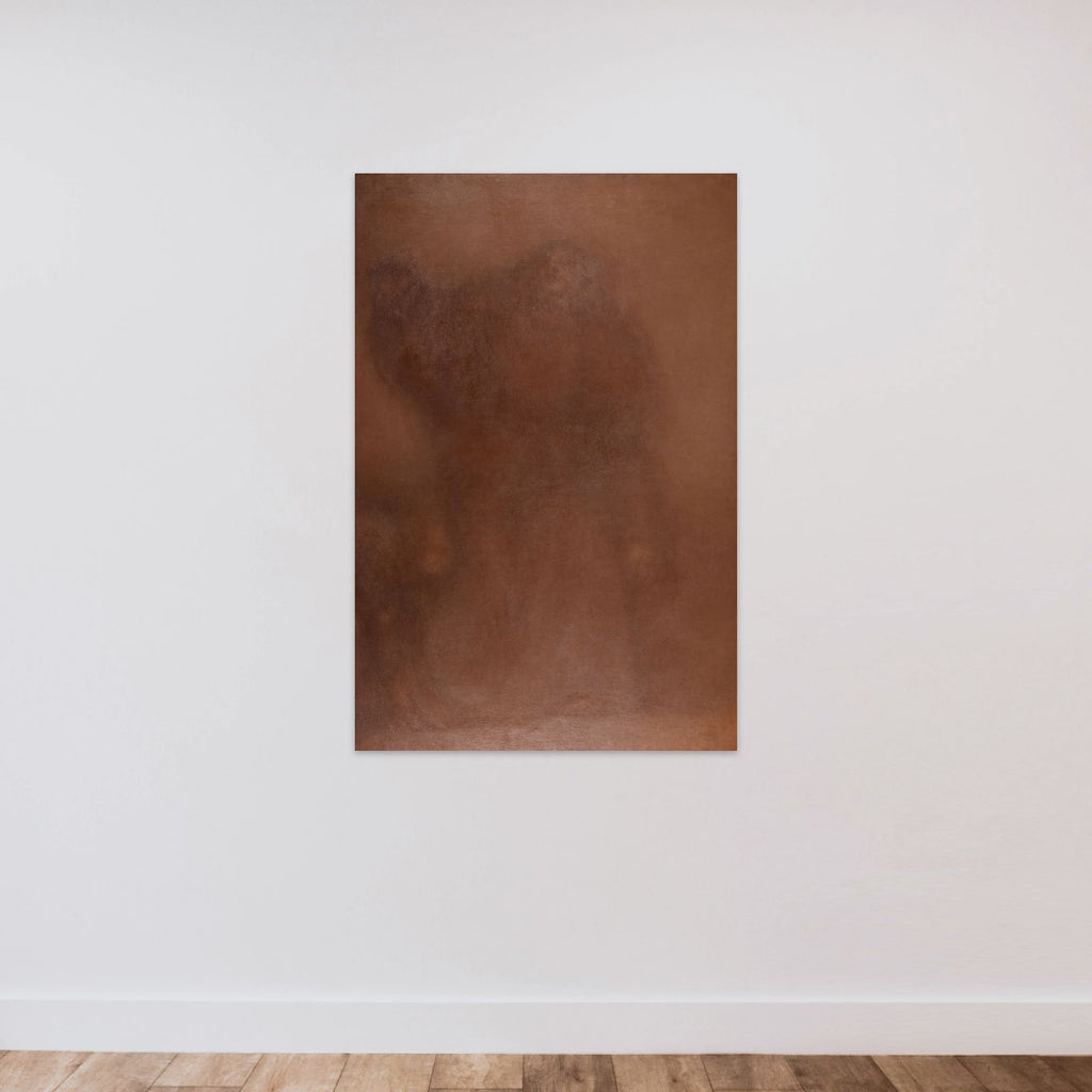 The Shepherdess, known as 'Monumental conception of humanity' unframed — shown to scale