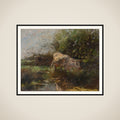 Meadow with Cows framed