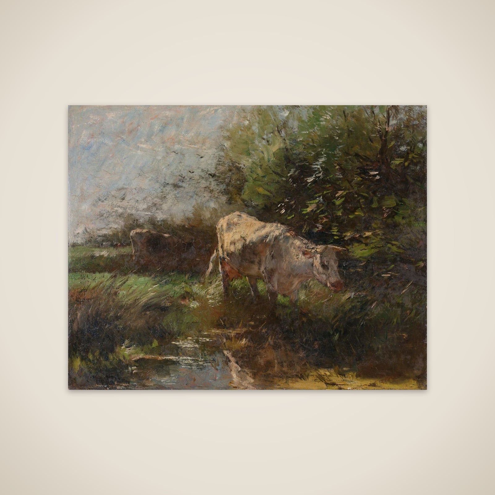 Meadow with Cows unframed print