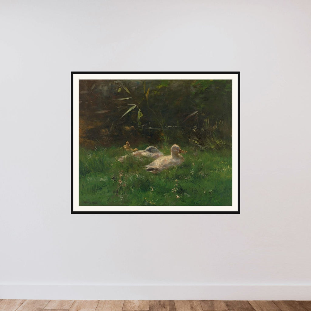 Eenden framed — shown to scale
