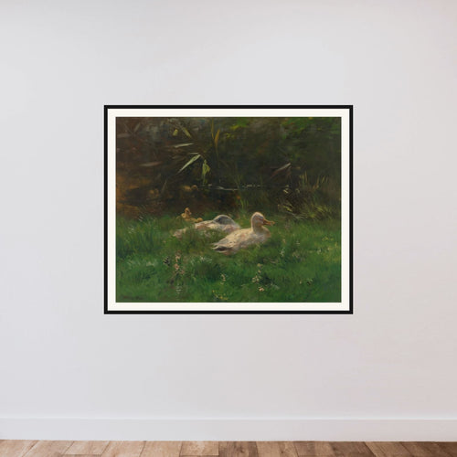 Eenden framed — shown to scale
