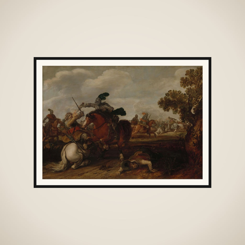 A Cavalry Charge framed