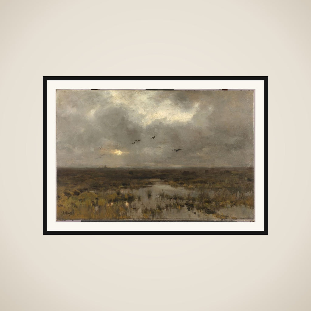 The Marsh framed