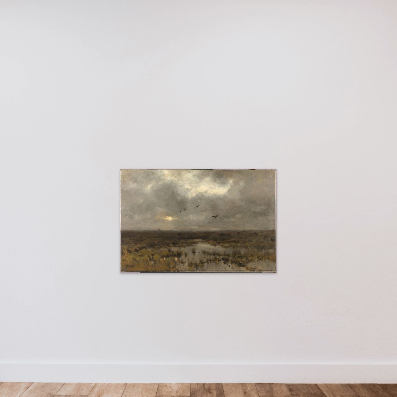 The Marsh unframed — shown to scale