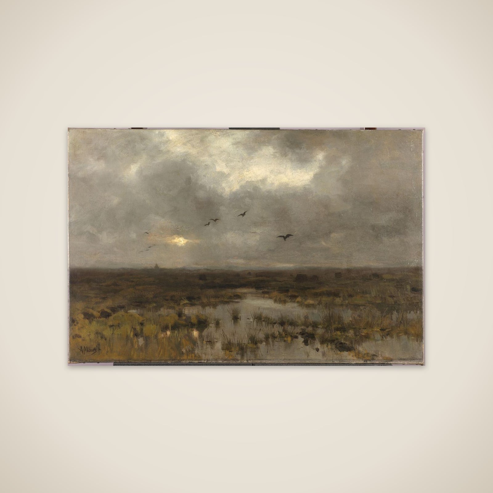 The Marsh unframed print