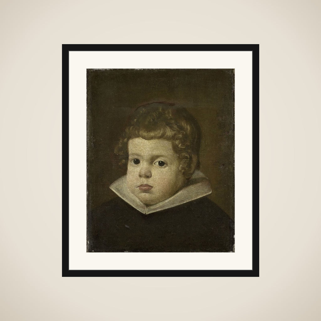 Portrait of a Boy about three years old, possibly Prince Balthasar Carlos, Son of the Spanish King Philip IV framed