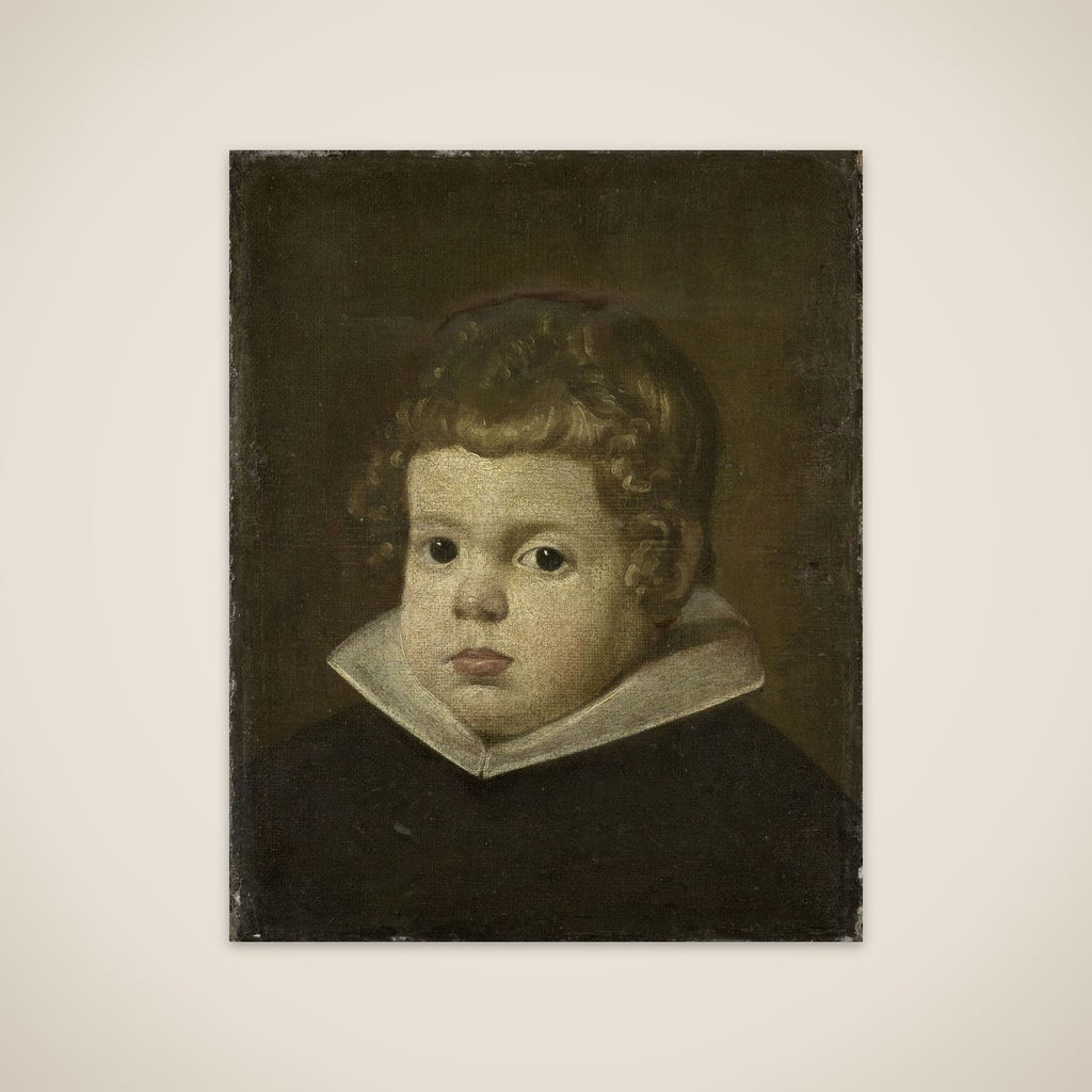Portrait of a Boy about three years old, possibly Prince Balthasar Carlos, Son of the Spanish King Philip IV unframed print