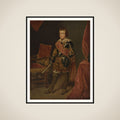 Portrait of Prince Baltasar Carlos, Son of the Spanish King Philip IV, at approximately 11 years of age framed