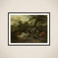 The Sleeping Shepherd framed