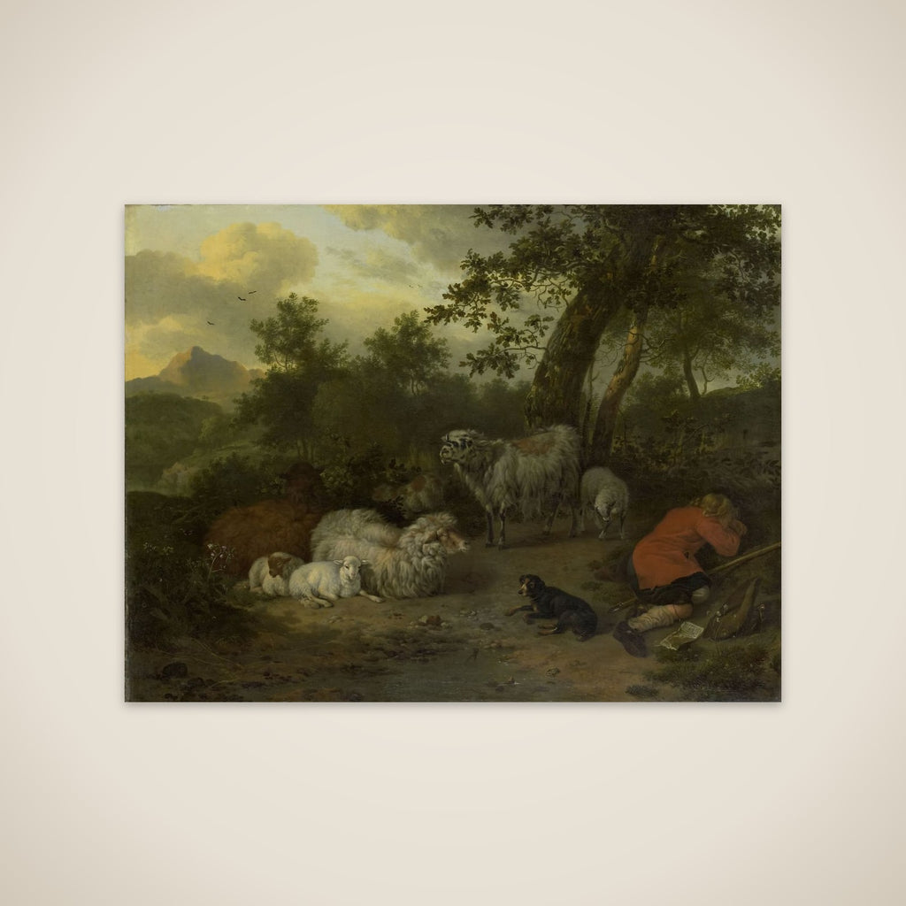 The Sleeping Shepherd unframed print