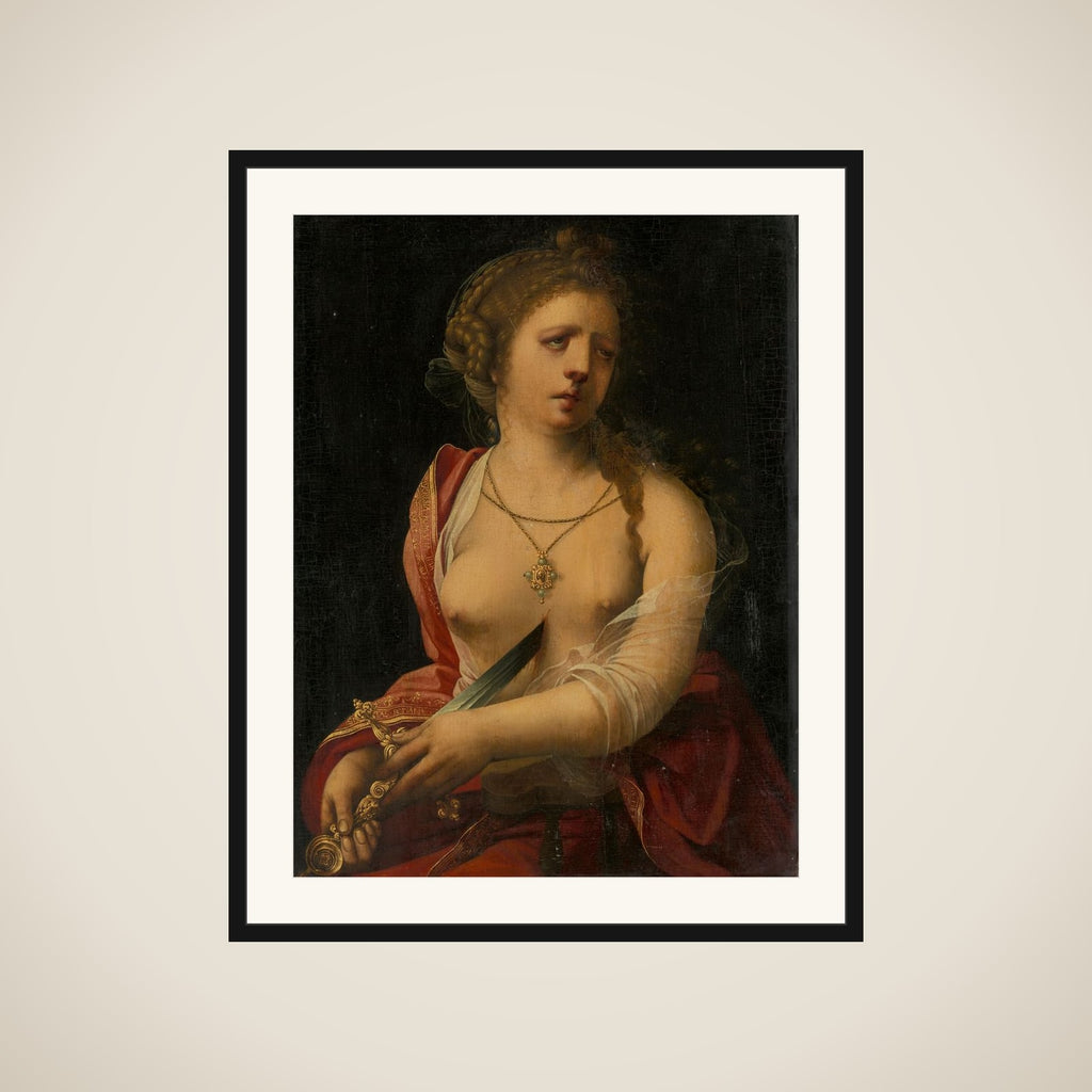Suicide of Lucretia framed
