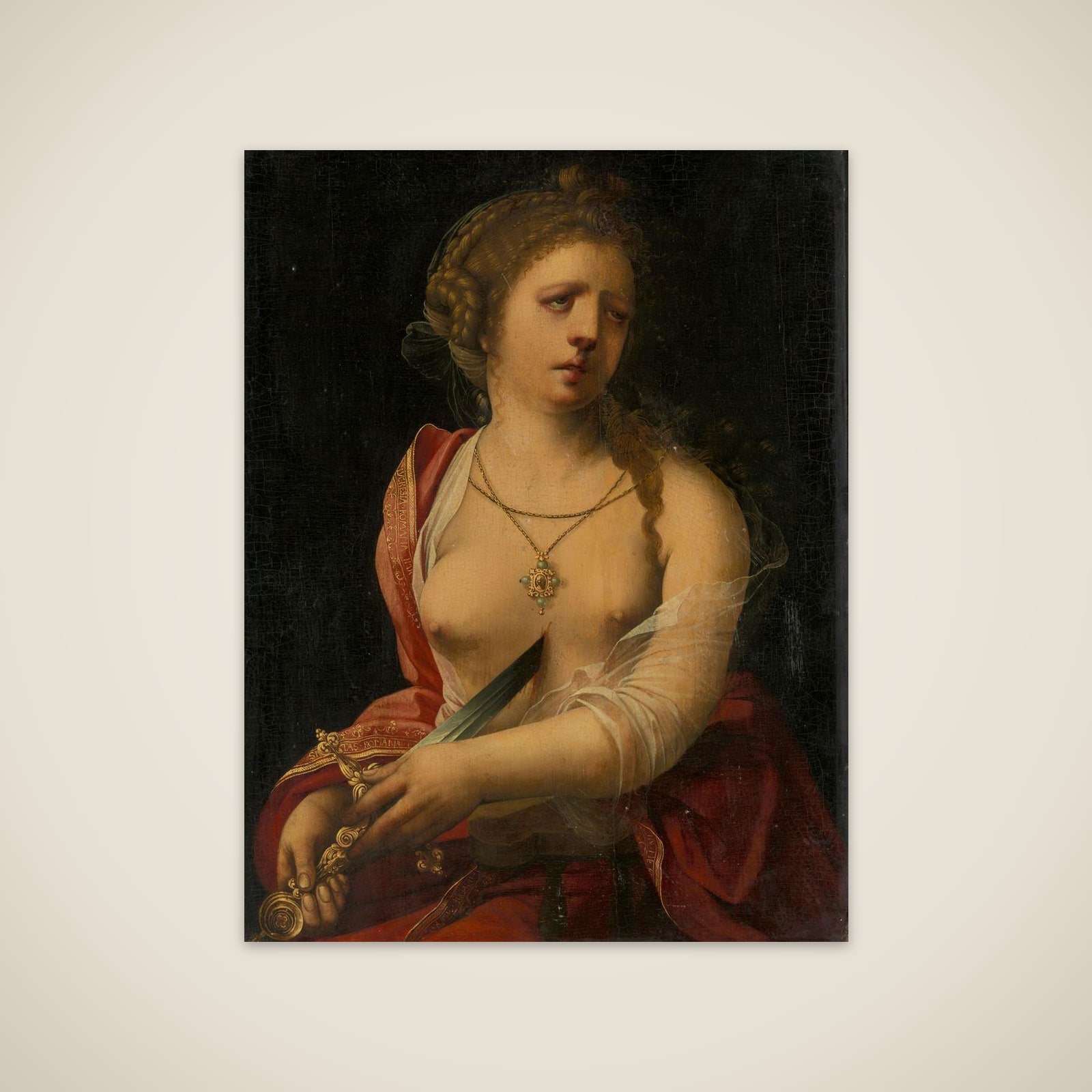 Suicide of Lucretia unframed print