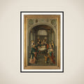 Panel of an Altarpiece with Circumcision of Christ, on verso is Resurrection of Christ framed