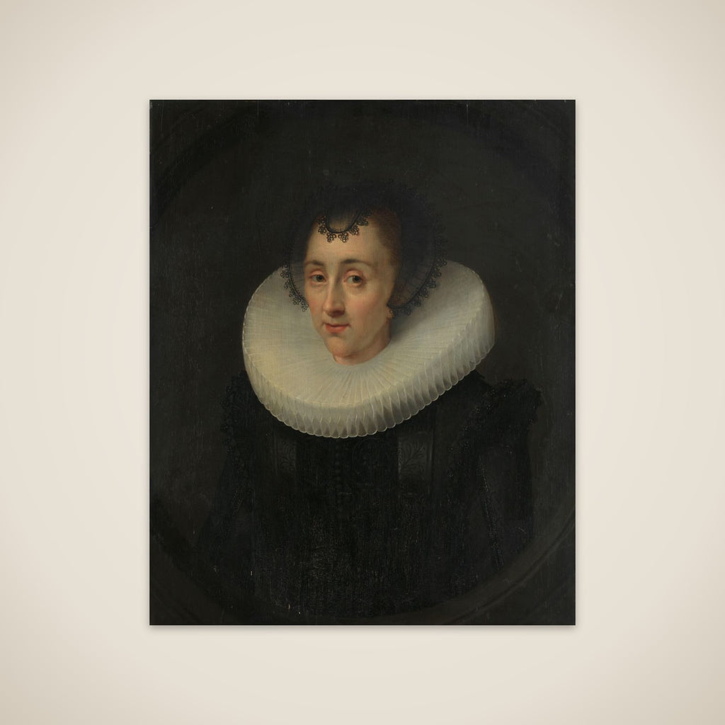 Portrait of Hortensia del Prado (?-1627) unframed print