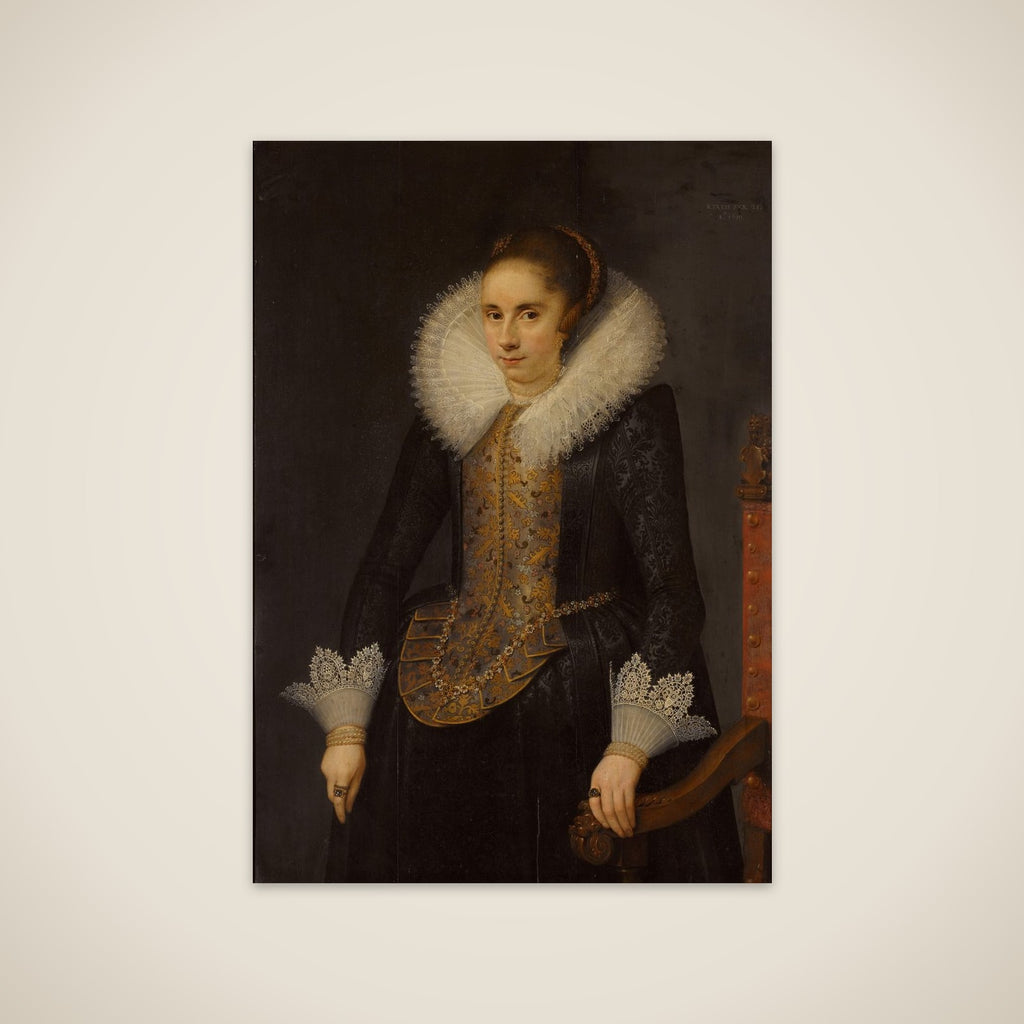 Portrait of Catharina Fourmenois (1598-1665) unframed print
