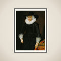 Portrait of Margarita Courten (1564-1640) framed