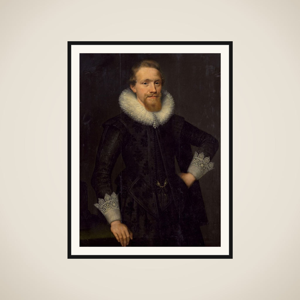 Portrait of Jacob Pergens (?-1681) framed