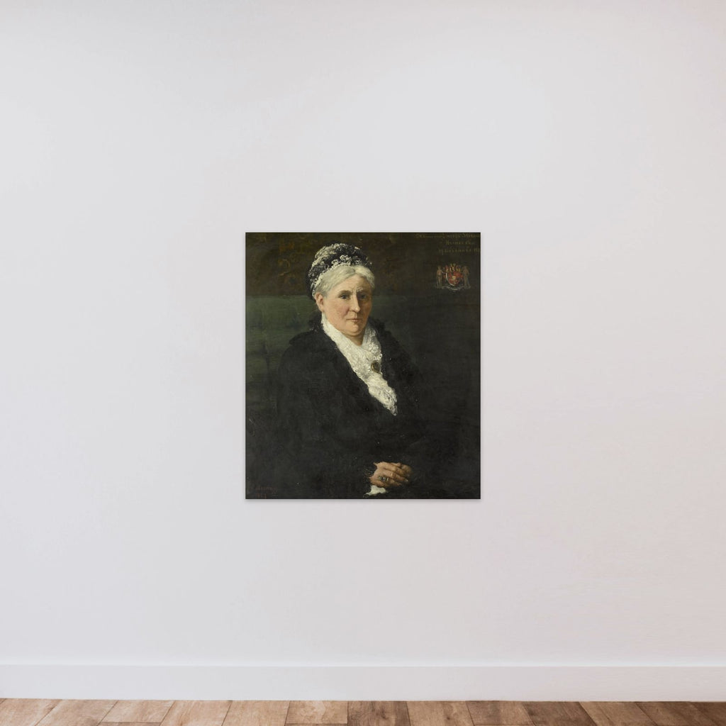 Maria Hermina Heemskerk (1827-1908). Echtgenote van Menno David Graaf van Limburg Stirum unframed — shown to scale
