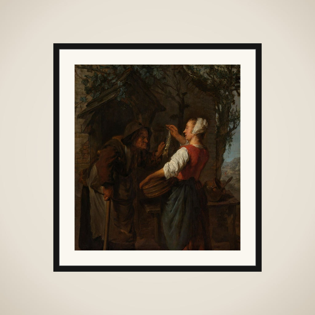 The Herring-Seller framed
