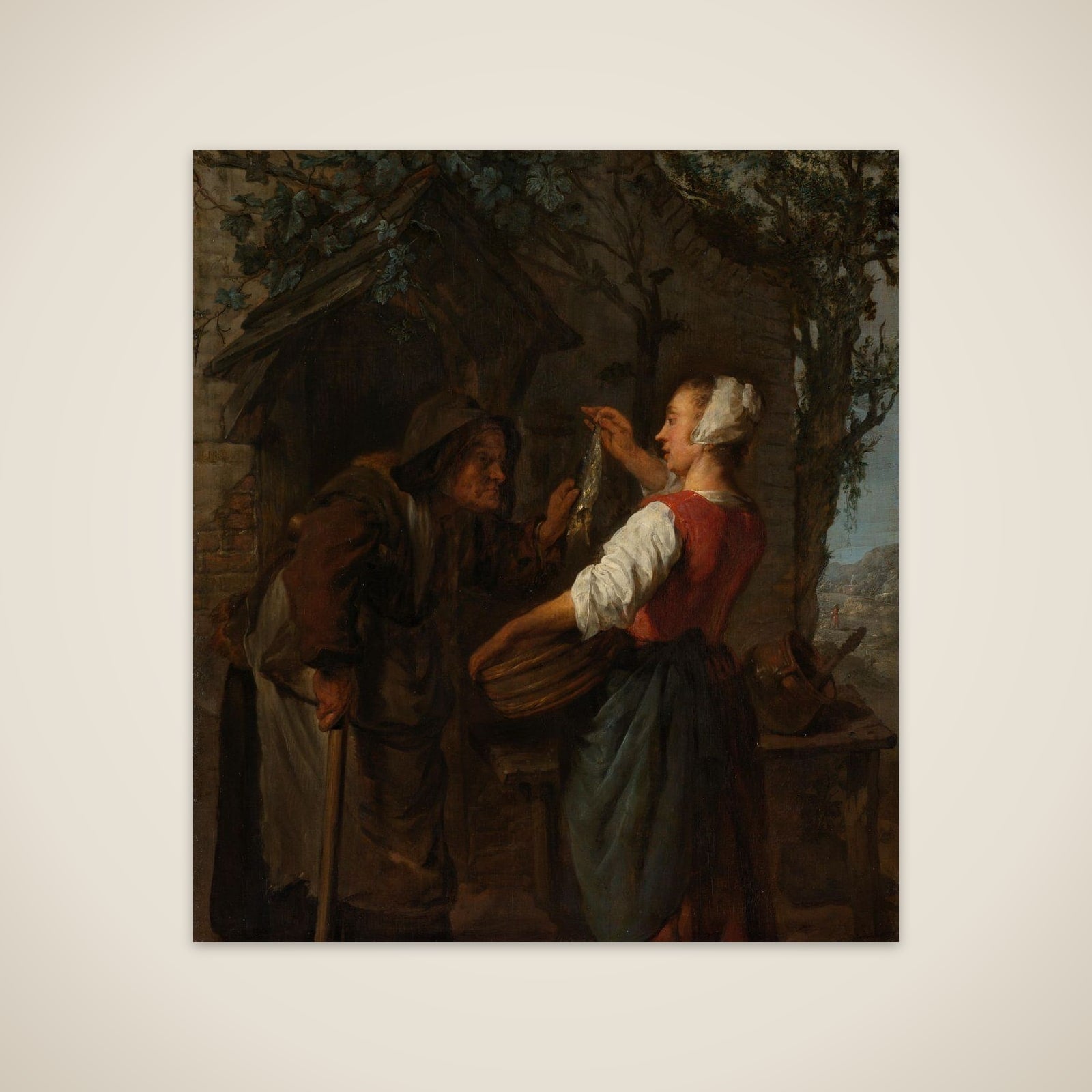 The Herring-Seller unframed print