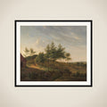 Hilly Landscape framed