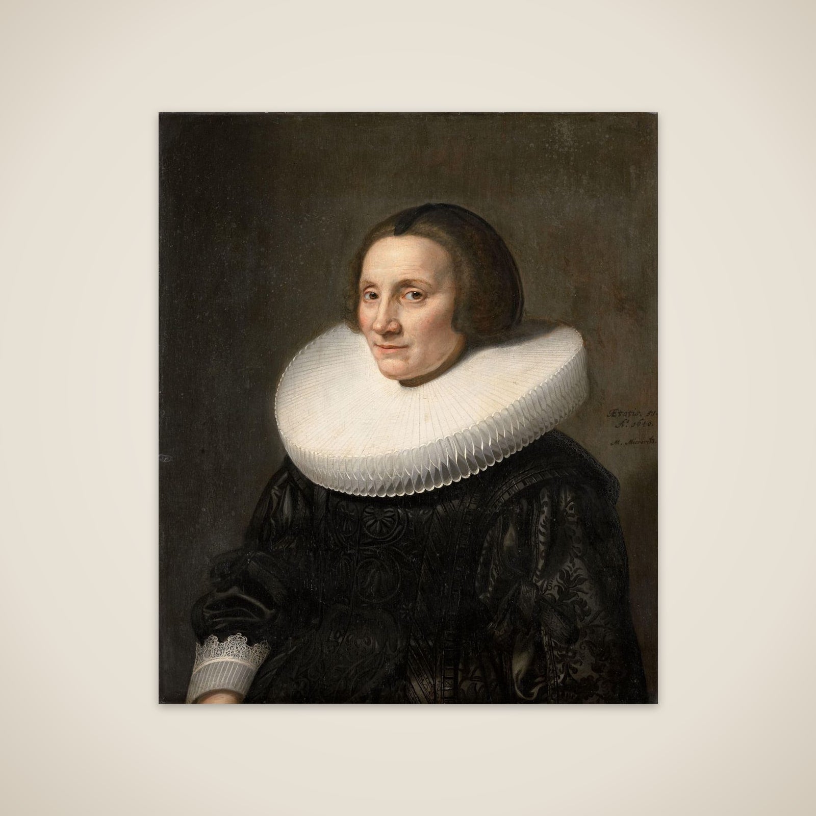Portrait of Caecilia van Beresteyn (1589-1661) unframed print