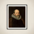 Portrait of Paulus Cornelisz van Beresteyn (1548-1625) framed