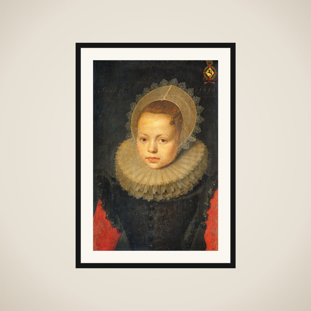 Portrait of Corvina Hezenbroek van Hofdijck (1602-67) framed