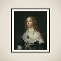 Portrait of Aegje Hasselaer (1617-64) framed
