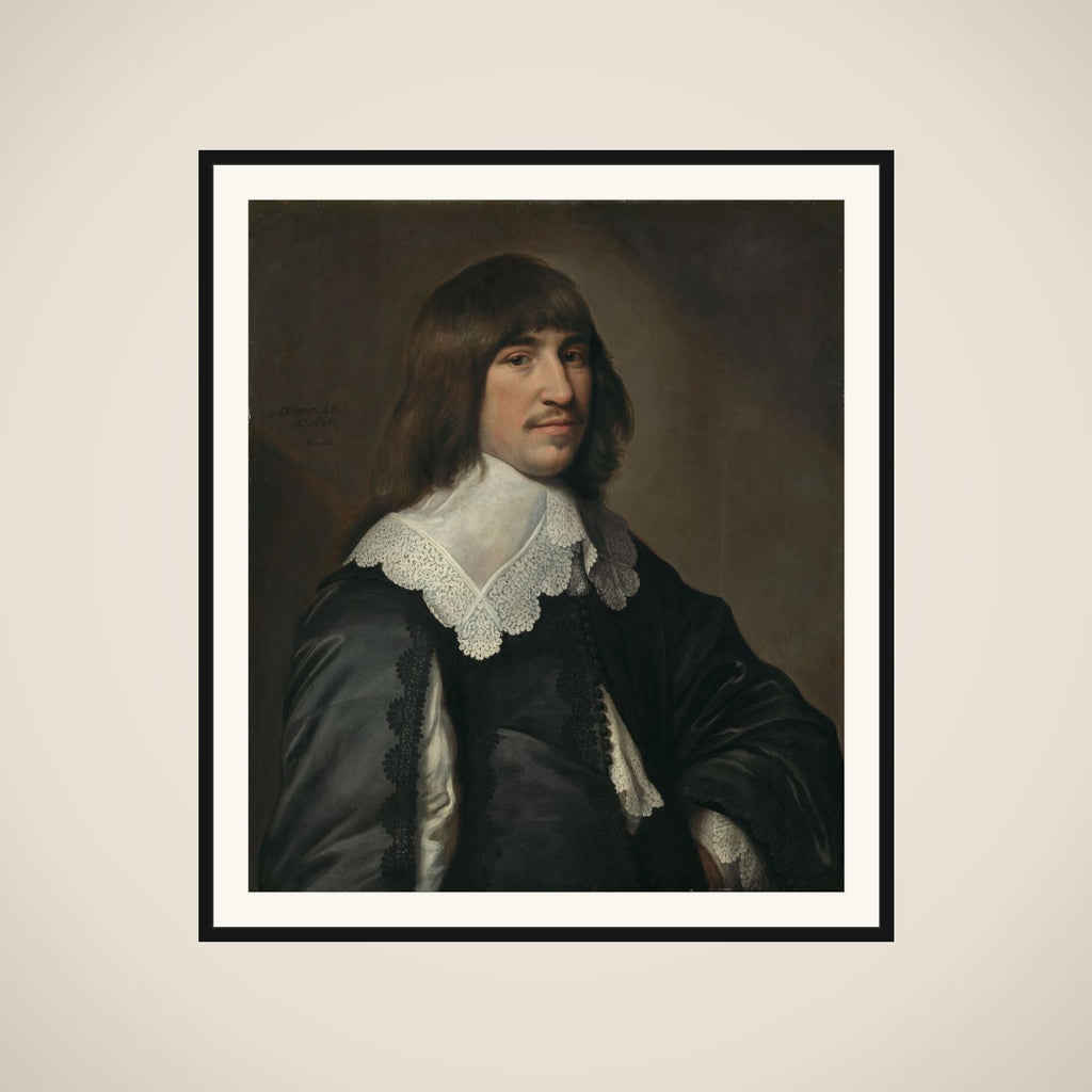 Portrait of Henrick Hooft (1617-78) framed