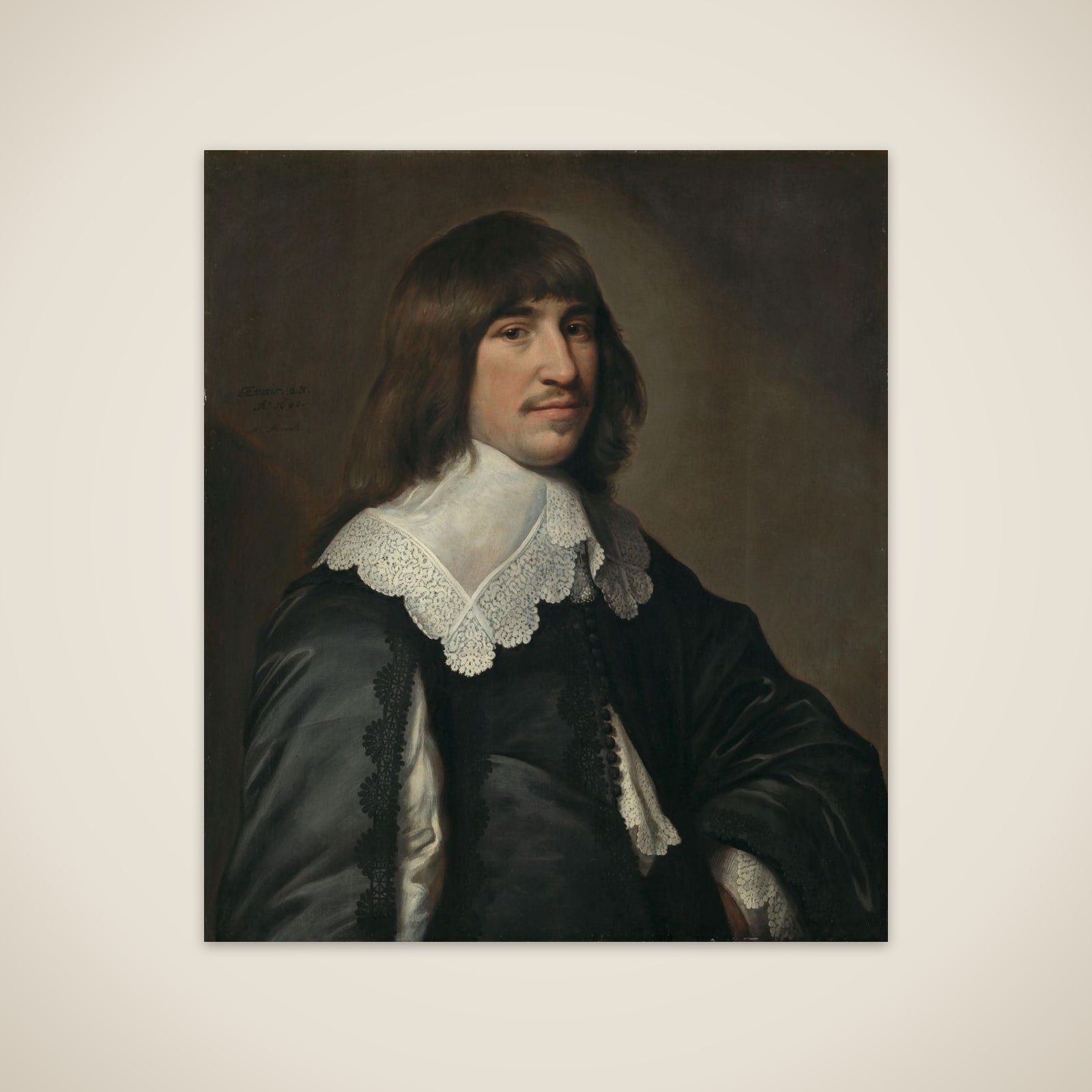 Portrait of Henrick Hooft (1617-78) unframed print