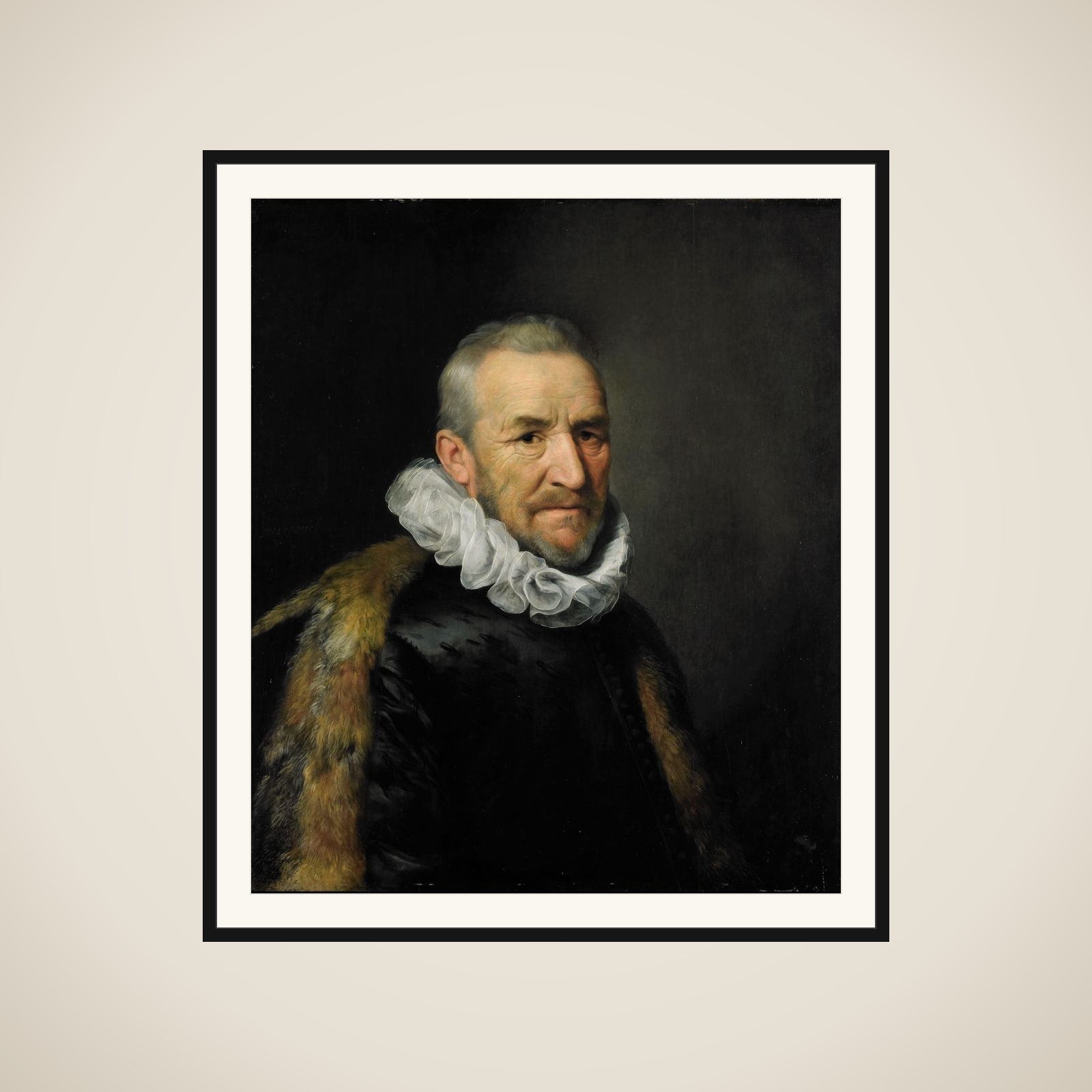 Portrait of a Man framed